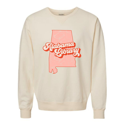Alabama Library State  | Parchment Sweatshirt