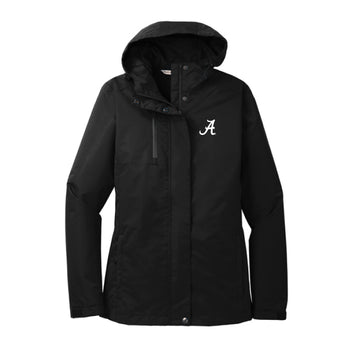 The Alabama A Logo | Embroidered Black All Conditions Jacket