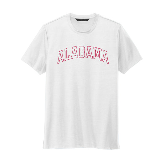 The Alabama Outline Arch | White Tee