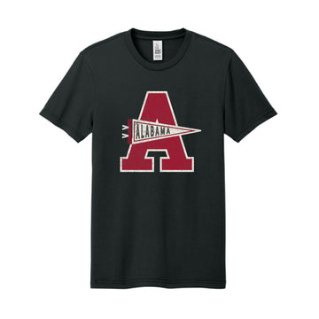 The Alabama Pennant | Black Tee
