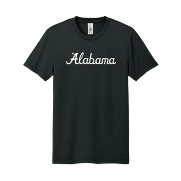 The Alabama Script Logo | Black Tee