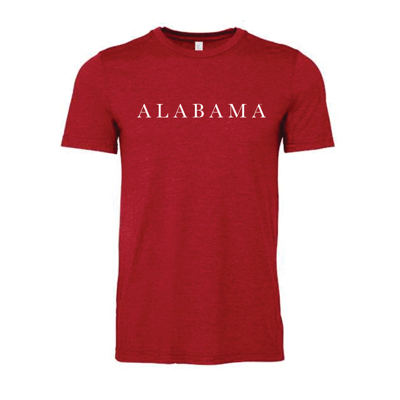 The Alabama Serif | Heather Canvas Red Tee