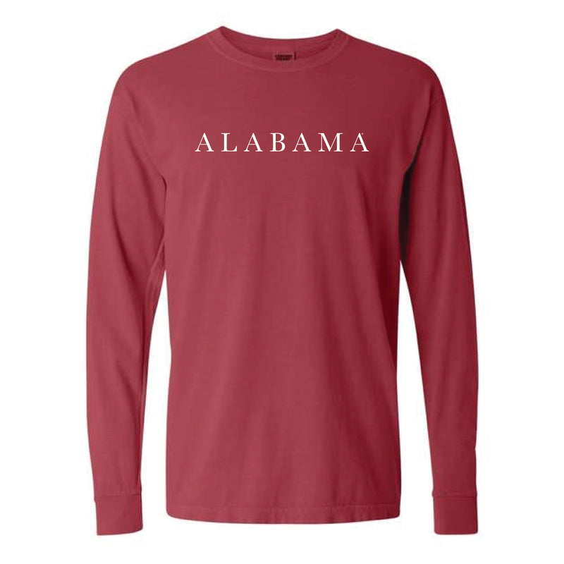 The Alabama Serif | Crimson Long Sleeve