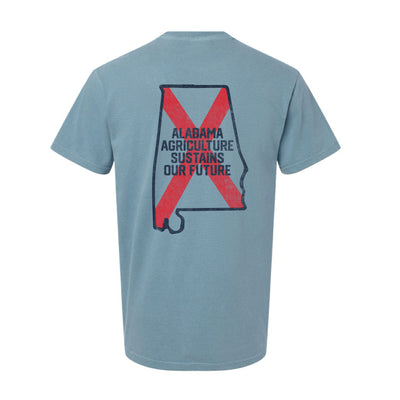 The Alabama Agriculture Flag | Ice Blue Tee