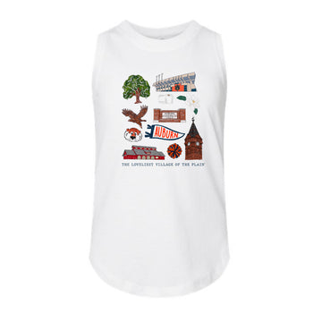 The All Things Auburn | Youth White Tank