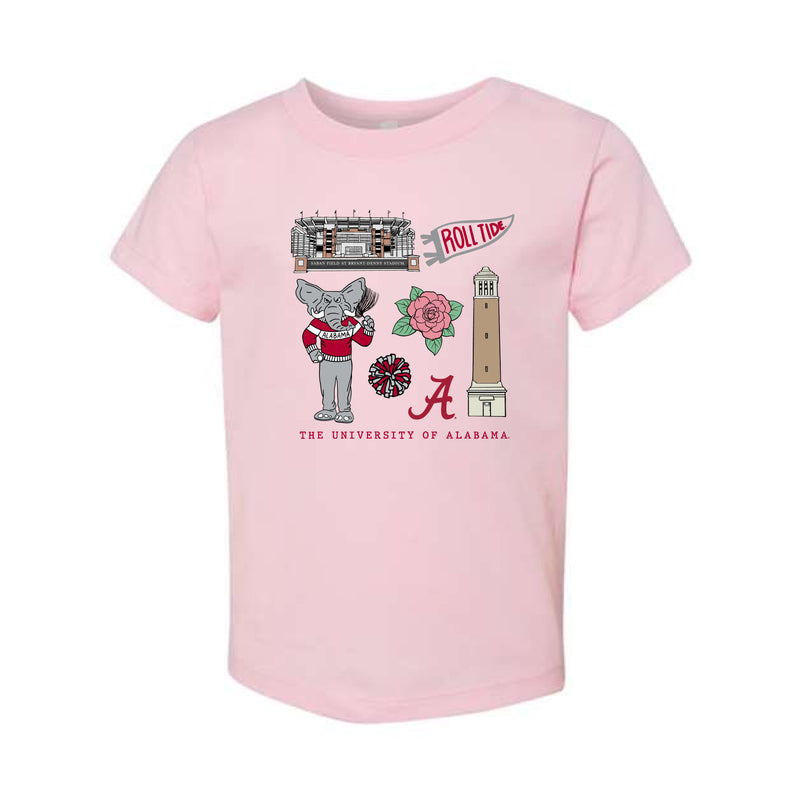 The All Things Alabama | Toddler Pink Tee