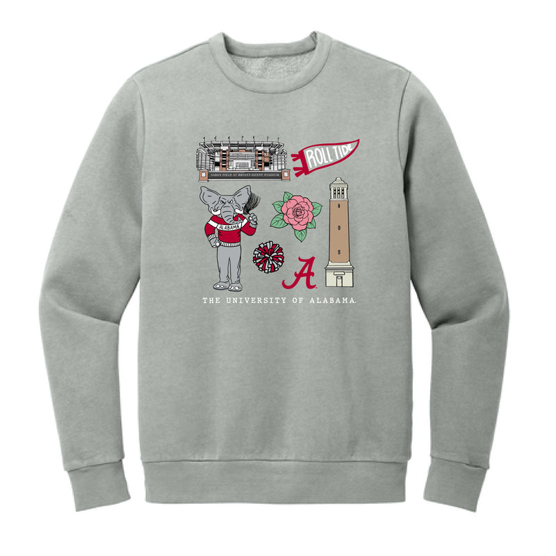 The All Things Alabama | Gusty Grey Sweatshirt