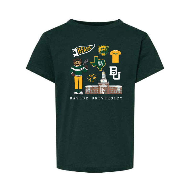 The All Things Baylor | Toddler Forest Tee