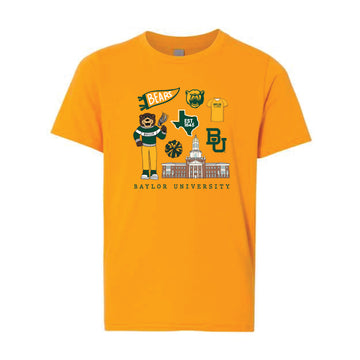 The All Things Baylor | Youth Gold Tee