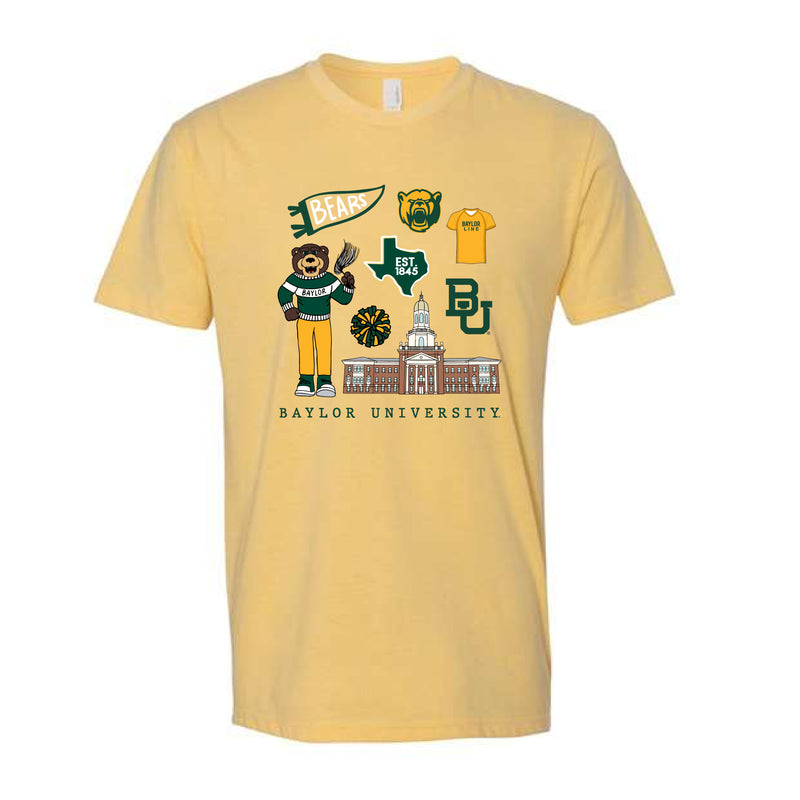 The All Things Baylor | Banana Cream Tee
