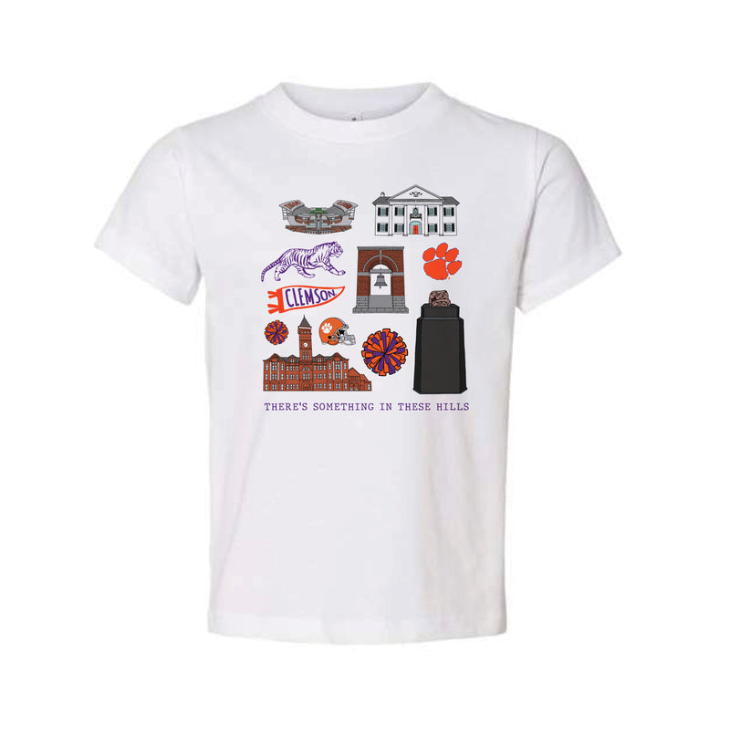 The All Things Clemson | Toddler White Tee