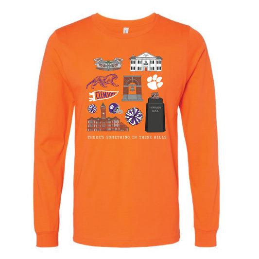 The All Things Clemson | Orange Long Sleeve Tee