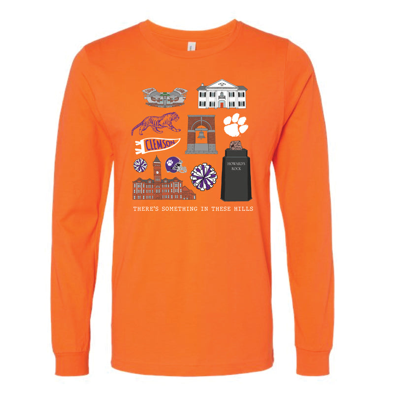 The All Things Clemson | Orange Long Sleeve Tee