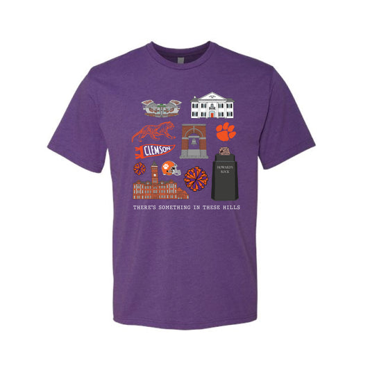 The All Things Clemson | Purple Rush Tee