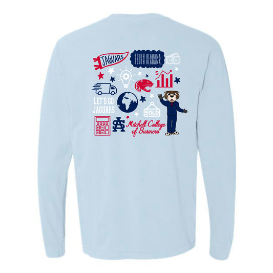 The All Things College of Business | Chambray Crewneck Sweatshirt