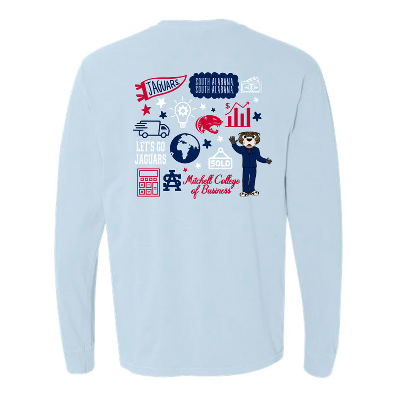 The All Things College of Business | Chambray Crewneck Sweatshirt