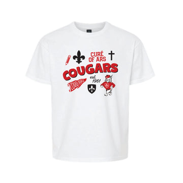 The All Things Cougars | Youth White Tee