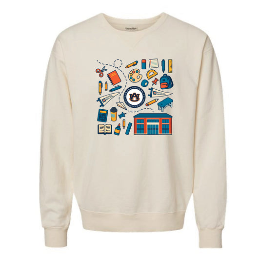 The All Things Education | Adult Parchment Crewneck Sweatshirt