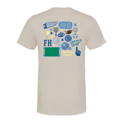 The All Things Fairhope | Youth Heather Dust	Tee