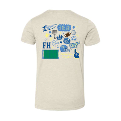 The All Things Fairhope | Adult Heather Dust Tee