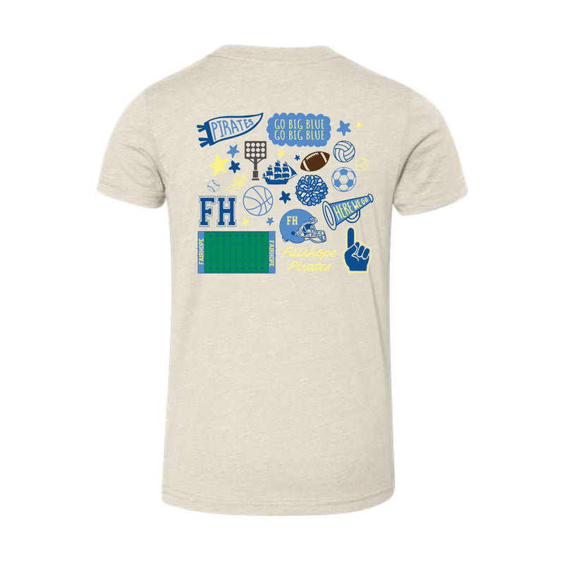 The All Things Fairhope | Adult Heather Dust Tee