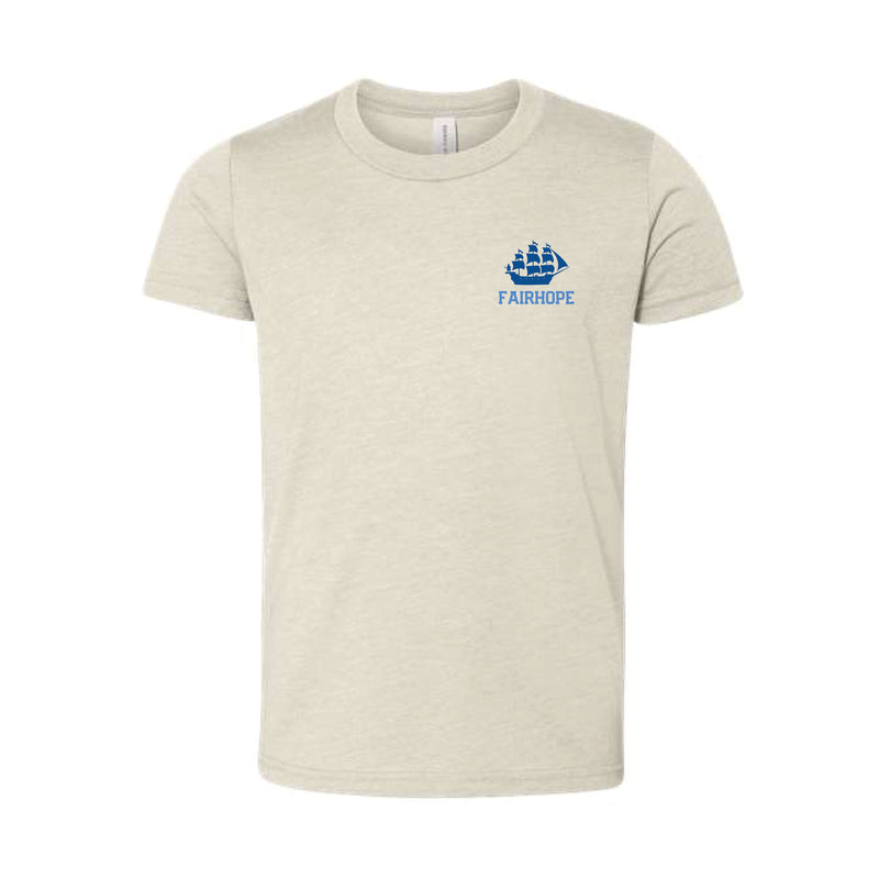 The All Things Fairhope | Youth Heather Dust	Tee