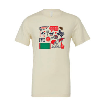 The All Things Fort Worth | Adult Natural Tee