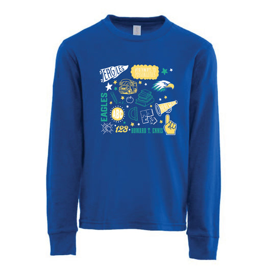 The All Things HTE | Youth Royal Long Sleeve Tee