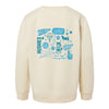 The All Things Huskies | Youth Natural Crewneck Sweatshirt