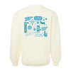 The All Things Huskies | Adult Off White Crewneck Sweatshirt