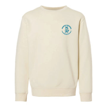 The All Things Huskies | Youth Natural Crewneck Sweatshirt