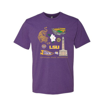 The All Things LSU | Purple Rush Tee