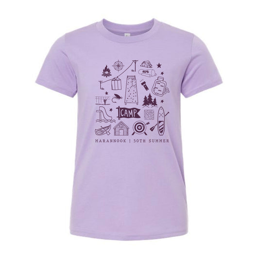 The All Things Marannook | Dark Lavender Youth Tee