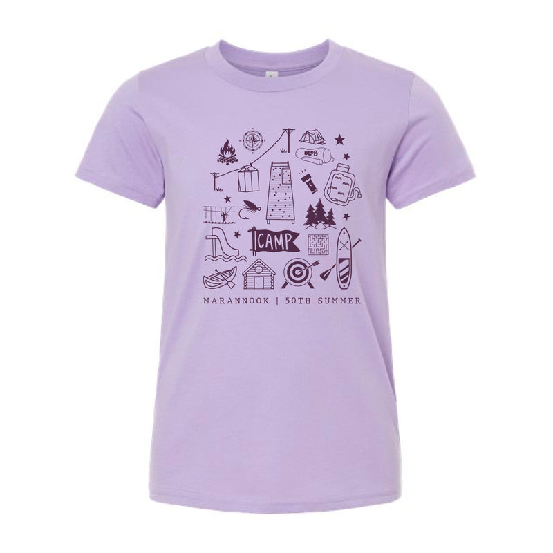 The All Things Marannook | Dark Lavender Youth Tee