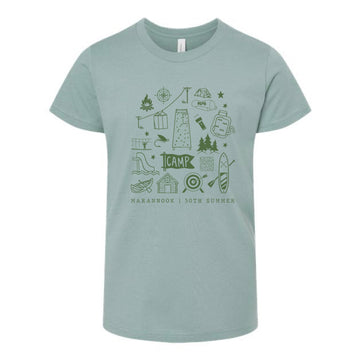 The All Things Marannook | Dusty Blue Youth Tee