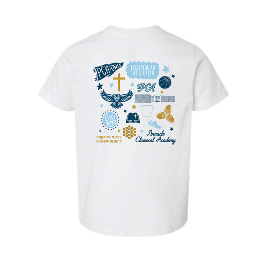 The All Things PCA | Toddler White Tee