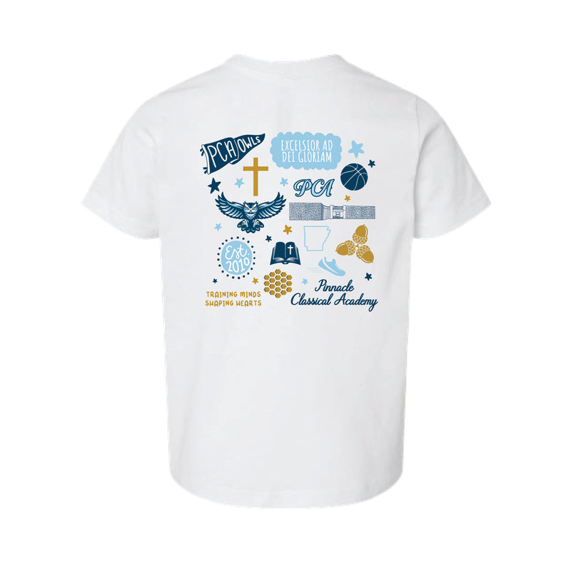 The All Things PCA | Toddler White Tee