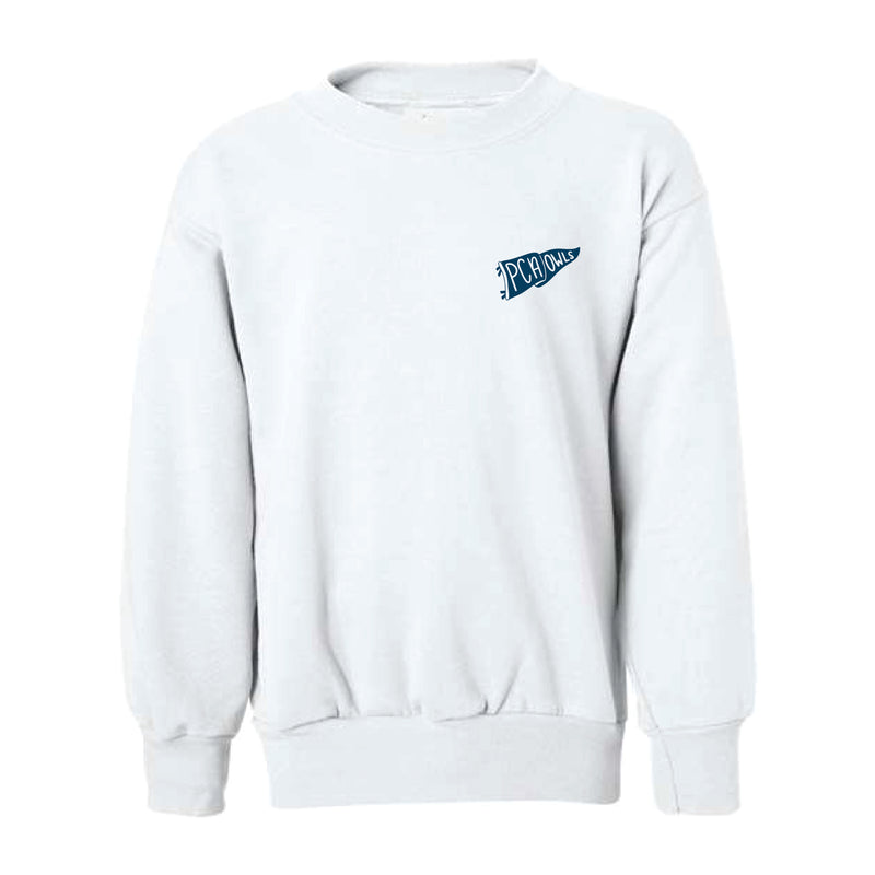 The All Things PCA | Youth White Crewneck Sweatshirt
