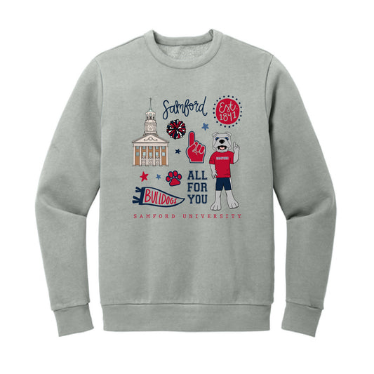The All Things Samford | Gusty Grey Sweatshirt