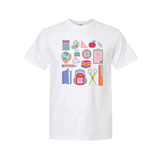 The All Things School | Adult White Tee