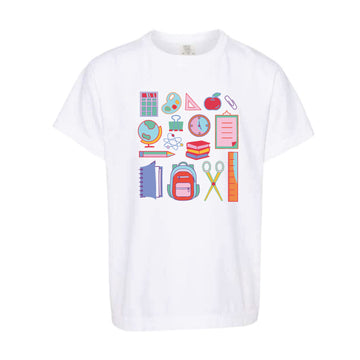 The All Things School | Youth White Tee
