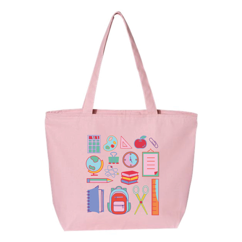 The All Things School | Light Pink Tote