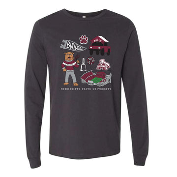 The All Things State | Gusty Grey Sweatshirt
