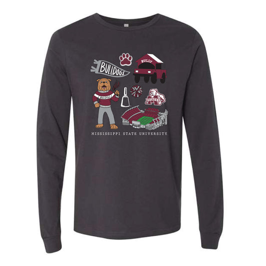 The All Things State | Gusty Grey Sweatshirt
