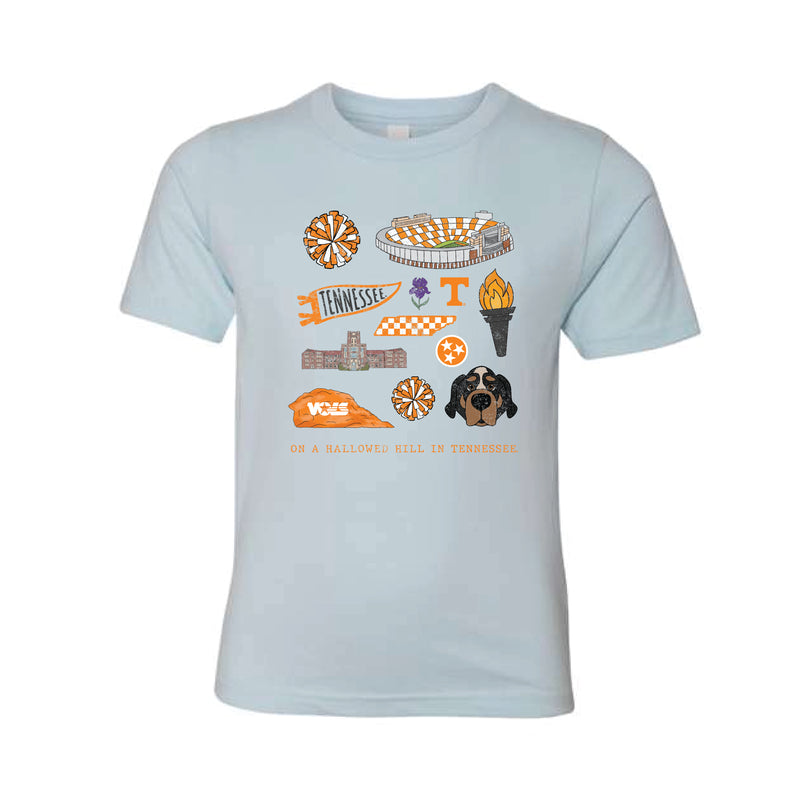 The All Things Tennessee | Youth Light Blue Tee