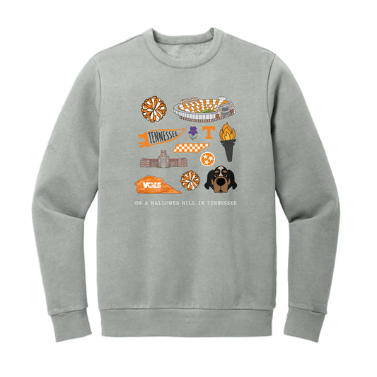 The All Things Tennessee | Gusty Grey Sweatshirt