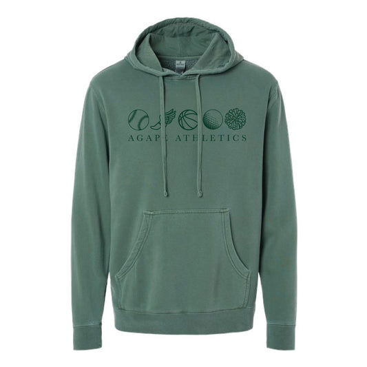 The Alpine Athletics | Adult Pigment Alpine Green Hoodie