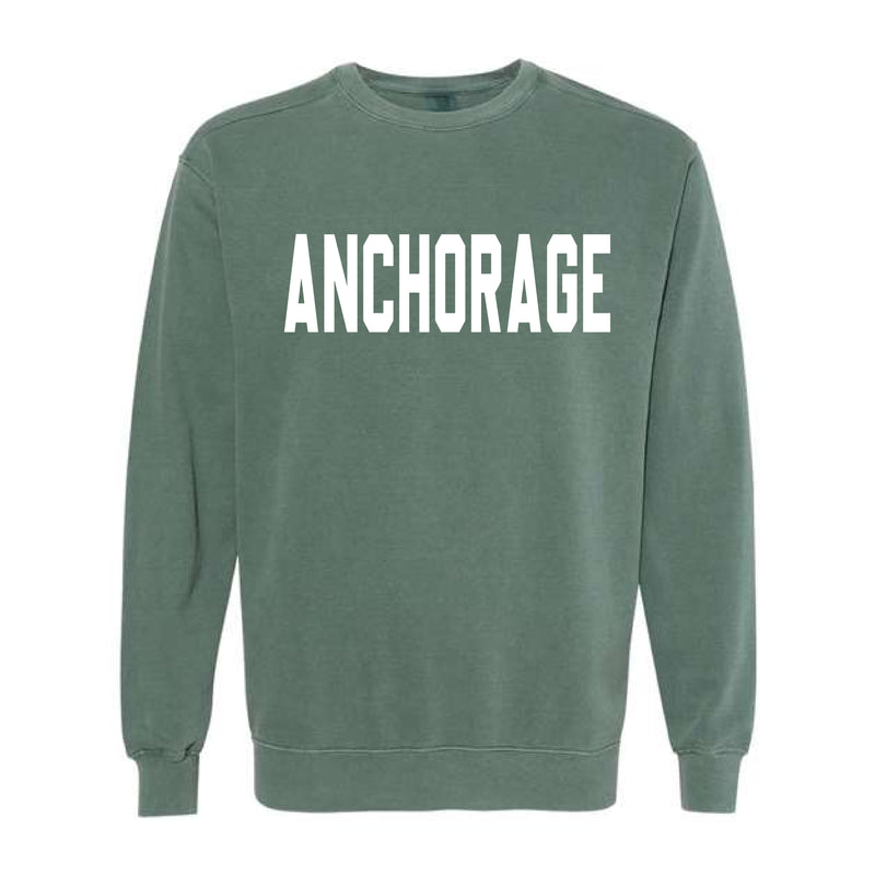 The Anchorage Block | Blue Spruce Sweatshirt