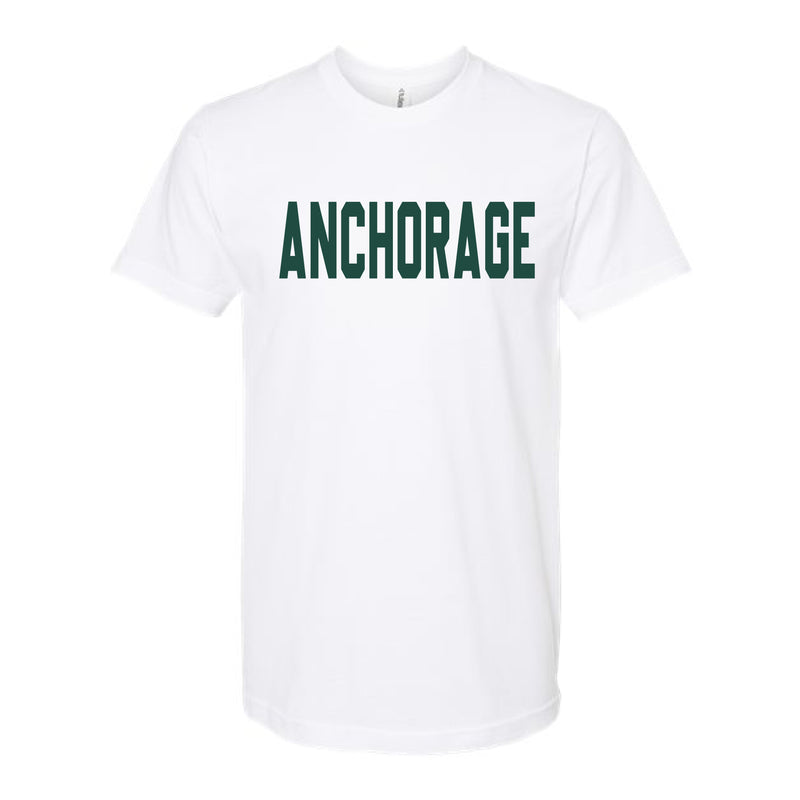 The Anchorage Block | White Oversized Tee