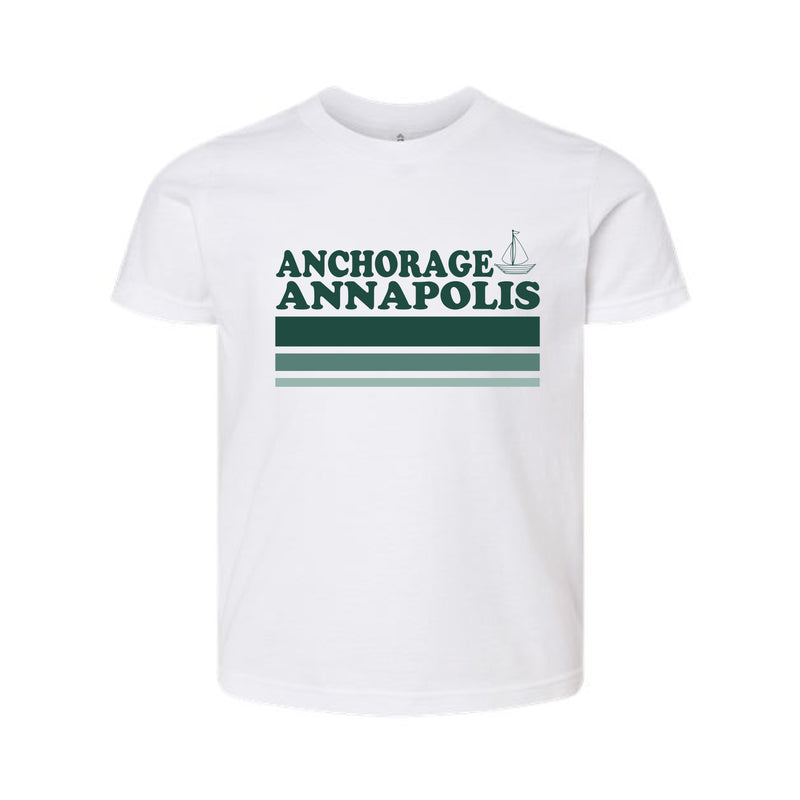 The Annapolis | White Oversized Youth Tee